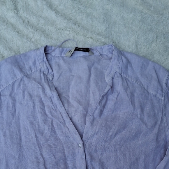 Zara Women's Purple Casual Button Down Shirt Size M - Picture 2 of 8